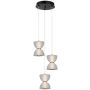 Závěsná lampa Tica PND-83949-3-BK 3000K 1x22W/LED 950lm IP20 od Italux