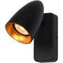 Nástěnná lampa Tino WL-36748-1R-BK-GD 1x10W/GU10 IP20 od Italux