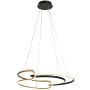 Závěsná lampa Casar PND-24002-BK-GD 3000K/4000K/6000K 1x40W/LED 3400lm IP20 od Italux