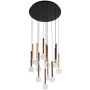 Závěsná lampa Alinos PND-24019-14A-BK 3000K 14x58W/LED 4410lm IP20 od Italux