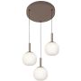 Závěsná lampa Montes PND-02217-3-BRO 3000K/4000K/6000K 1x18W/LED 2200lm IP20 od Italux