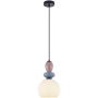 Závěsná lampa Domali PND-36816-1A-BK-WH 1x40W/E27 IP20 od Italux