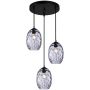 Závěsná lampa Novala PND-3031-3A-BK-SG 3x40W/E27 IP20 od Italux