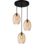 Závěsná lampa Novala PND-3031-3A-BRO-AMB 3x40W/E27 IP20 od Italux