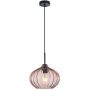 Závěsná lampa Pansol PND-2940-1S-BK-CF 1x40W/E27 IP20 od Italux