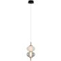 Závěsná lampa Testa PND-84938-2-BK 3000K 1x8W/LED 500lm IP20 od Italux