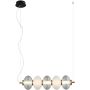 Závěsná lampa Testa PND-84938-4-BK 3000K 1x19W/LED 1200lm IP20 od Italux