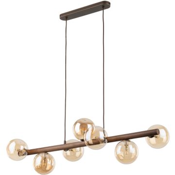 Závěsná lampa ESTERA WOOD 11096 7x8W/G9 IP20 od TK Lighting