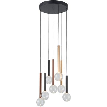 Závěsná lampa Alinos PND-24019-7A-BK 3000K 7x28W/LED 2205lm IP20 od Italux