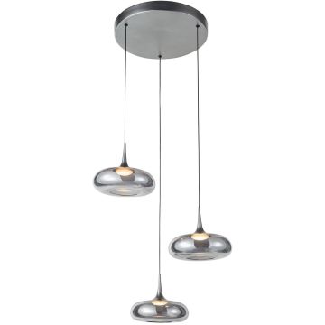 Závěsná lampa Tenele PND-24028-3A-SILV 3000K 3x21W/LED 1300lm IP20 od Italux