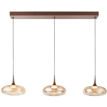 Závěsná lampa Tenele PND-24028-3B-COPP 3000K 3x21W/LED 1300lm IP20 od Italux