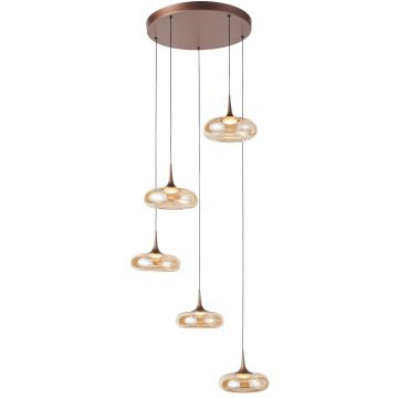Závěsná lampa Tenele PND-24028-5A-COPP 3000K 5x35W/LED 1514lm IP20 od Italux
