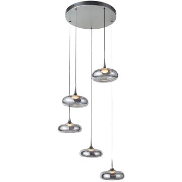 Závěsná lampa Tenele PND-24028-5A-SILV 3000K 5x35W/LED 1514lm IP20 od Italux