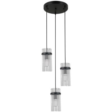 Závěsná lampa Merto PND-40930-3A-BK 3x40W/E14 IP20 od Italux