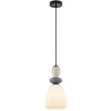 Závěsná lampa Domali PND-36816-1D-BK-WH 1x40W/E27 IP20 od Italux