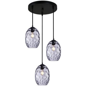 Závěsná lampa Novala PND-3031-3A-BK-SG 3x40W/E27 IP20 od Italux