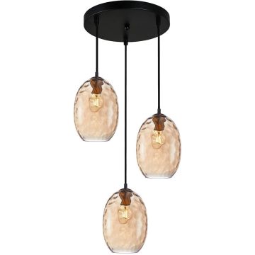 Závěsná lampa Novala PND-3031-3A-BRO-AMB 3x40W/E27 IP20 od Italux