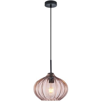 Závěsná lampa Pansol PND-2940-1S-BK-CF 1x40W/E27 IP20 od Italux