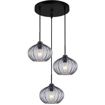 Závěsná lampa Pansol PND-2940-3AS-BK-SG2 3x40W/E27 IP20 od Italux