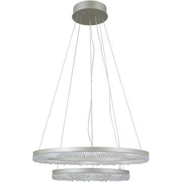 Závěsná lampa Barlo PND-34526-2L-SILV 3000K/4000K/6000K 2x36W/LED IP20 od Italux