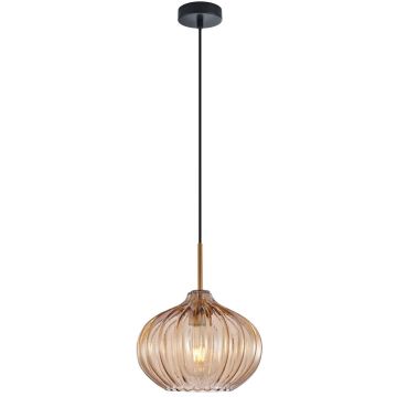 Závěsná lampa Pansol PND-2940-1S-BRO-AMB 1x40W/E27 IP20 od Italux