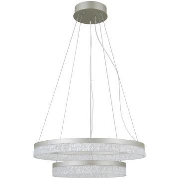 Závěsná lampa Pantal PND-34533-2L-SILV 3000K/4000K/6000K 2x36W/LED IP20 od Italux