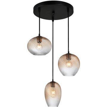 Závěsná lampa Alias PND-3672-3A-BRO-AMB 3x40W/E27 IP20 od Italux