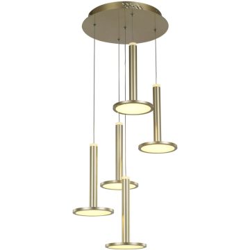 Závěsná lampa Oliver MD17033012-5A GOLD 3000K 5x60W/LED 3360lm IP20 od Italux
