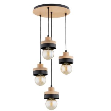 Závěsná lampa LARSO 63408 4x15W/E27 od Alfa