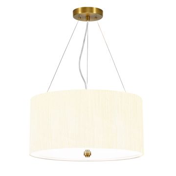 Závěsná lampa Pearce DL-PEARCE18-3LT-IV-AB 3x60W/E27 od Designer’s Lightbox