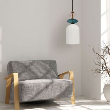 Závěsná lampa Tropea LP-2004/1P M WH 1x60W/E27 IP20 od Light Prestige