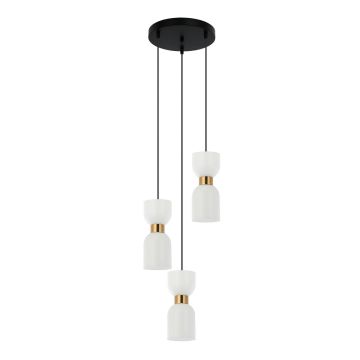 Závěsná lampa Monza PND-57602-3-BK+BRO 3x40W/E27 IP20 od Italux