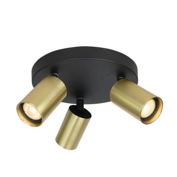 Bodové světlo Nesto SPL-23436-3R-BK-BRSS 3x10W/GU10 IP20 od Italux